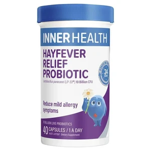 (PRE ORDER) Inner Health Hayfever Relief Probiotic 40 Capsules shelf life 2yrs